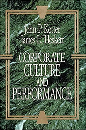 Book jacket of Corporate Culture and performance